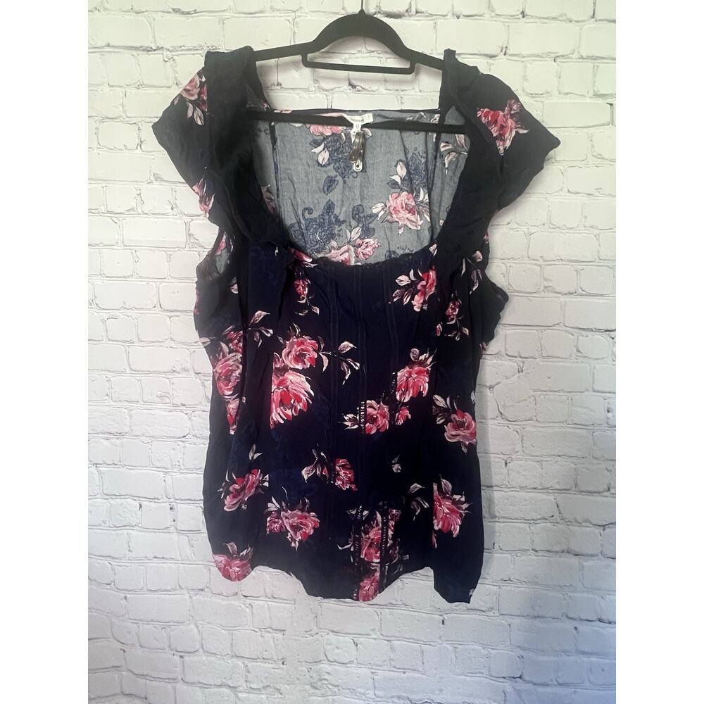 Maurice’s Plus Size Floral Blouse Size 4x